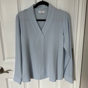 Calvin Klein blue blouse. Size small